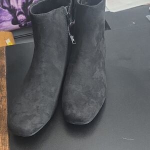 Black Suede Ankle Boots